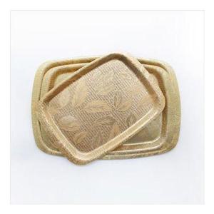 주방용품 국산 화이바골드 쟁반3p세트 튼튼한 화이바쟁반