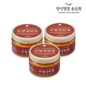 한식명장 송금희 반찬 국내산 우렁강된장 500g x 3개