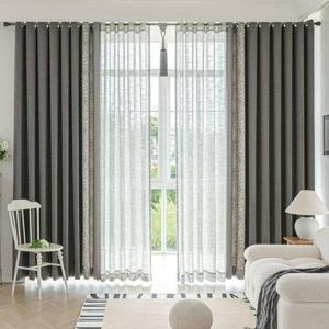 갤러리아_[지나송]보타닉 도비직 암막커튼 중형(340×230cm)암막커튼 2장