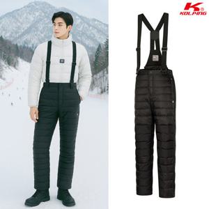 콜핑 공용 겨울 구스폴 고기능성 멜빵 등산 패딩 캠핑용 바지 KSC950QP7U