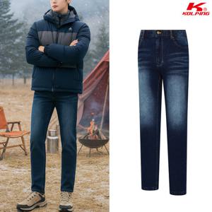 콜핑 남성 겨울 리얼데님 스트레치 기모 데님 청바지 KSC087SP4M