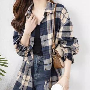 데이체크셔츠 F0228