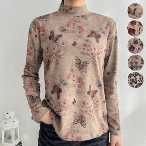 25FW 어텀 피치기모 하프넥 폴라티 5종