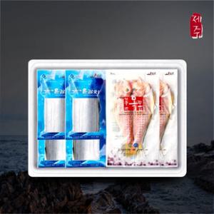 [어가예찬] 제주 은갈치/참옥돔 모듬세트 3호/갈치(대)2마리+옥돔(중)4마리