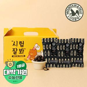 [산과들에] 다크아몬드 초코볼 수능만점 합격기원 응원 선물세트 (총 20봉/엽서동봉)