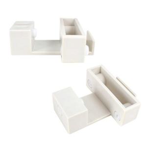 원룸꾸미기 무타공 커튼 고정브라켓 2p 커튼봉 레일 커튼용품