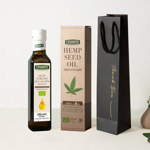 르반테 유기농 대마종자유 250ml 1병 단박스 선물세트 + 스푼,감사쇼핑백