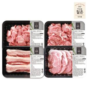 [도드람한돈 프리미엄xTHE 짙은] YBD품종 삼겹/목심 구이용/앞다리 찌개용/뒷다리 불고기용 1.6kg