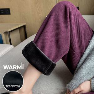 *BEST* [무드무드] 보넛 코듀로이 벨벳기모 팬츠