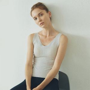 [라페어]네이비 유브이넥 모달 브라탑 LWSGH518-NY