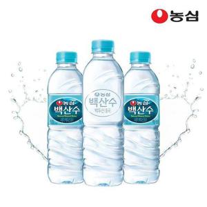갤러리아_농심 백산수 500ml 유라벨 20병 + 무라벨 20병