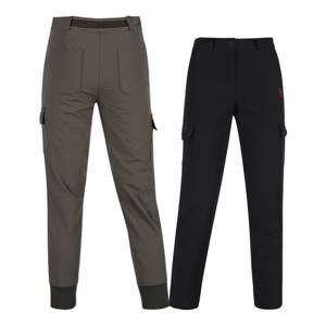 보스케 여성 겨울 골프웨어 골프 뒷밴딩 기모 카고 조거 팬츠