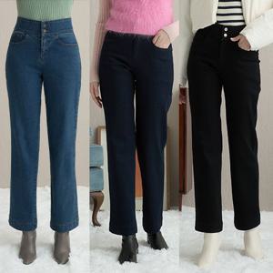 [H2.모데나] ★인기특가60%인하★뉴스트레이트핏 라이크라 기모 데님 팬츠 3종 택1