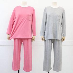 [보슈아]4211 여성 긴팔파자마상하세트 부드러운면 봄가을 홈웨어 국내산