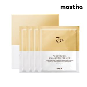 [본사공식] 매스티나 화이트매스틱 리얼 앰플 겔 마스크 4매입 1박스
