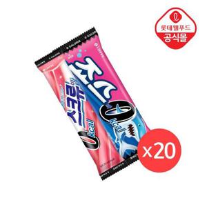 [롯데] 0칼로리 아이스 40개 세트 (스크류20,죠스20)