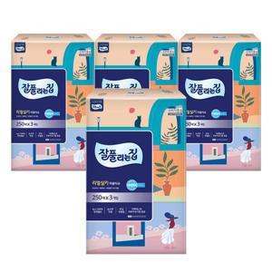 잘풀리는집 리얼실키 미용티슈 250매 3입 4팩