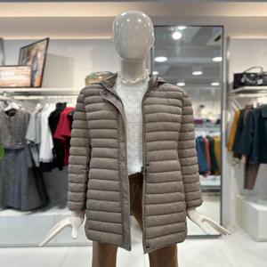 [크로커다일레이디]크로커다일레이디 중기장 경량 덕다운 패딩 점퍼 CLDWDW903_DG