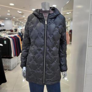 [크로커다일레이디]다이아 변형 후드다운 CLEWDW901-,BK_BP