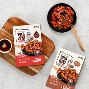 [팜앤맛짱] 속초 순살 명태강정 순한맛 180g x 4팩 + 매운맛 180g x 4팩