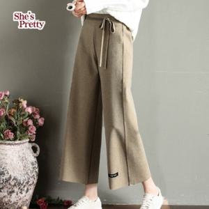 [쉬즈프리티] 아탕밴딩모직팬츠 L까지_여성팬츠