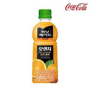 [미닛메이드]코카콜라 미닛메이드 오렌지 350ml X 24PET 과일주스 음료 (11844863)