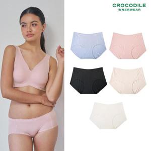 [크로커다일] 감탄브라 소프트핏 쉘론 팬티 5종세트 택 1