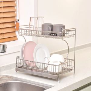 [JCL] 미니 2단-고급형 식기건조대 (스테인레스)