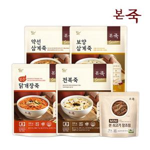 본죽 보양시즌 죽/장조림 세트 골라담기/삼계죽/전복죽/미니장조림/쇠고기죽
