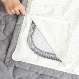 귀뚜라미 카본매트 호환 순면 누빔 미끄럼방지 커버 퀸