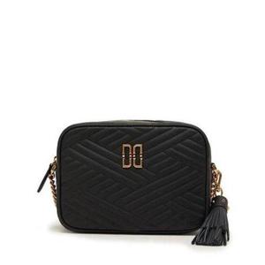 갤러리아_DCBA2F361BK 닥스 블랙 칼라일 엠보 체인 크로스백