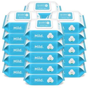 한예지 휴마일드 물티슈 캡형 100매 20팩