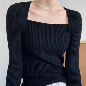 니트티셔츠 긴팔 여성 남성 라운드 브이넥 스웨터 볼레로 패션 니트티 티셔츠 LD062