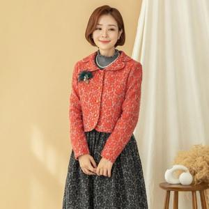 [디얼마미]도담 레이스 울자켓 엄마옷 마담 중년여성 생활한복