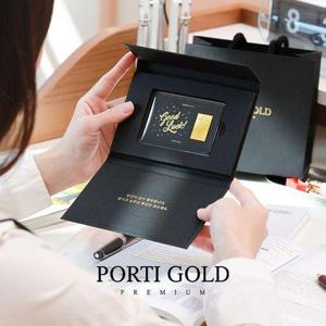 갤러리아_[뽀르띠] 순금 24K 수능 만점 기원 카드형 골드바 0.1g