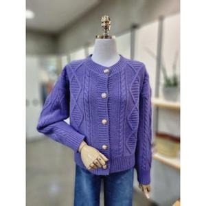 갤러리아_ABFZ  장식버튼 꽈베기 믹스가디건(ABY4HY36)