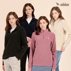 ★텐텐★[아다바트] 24FW 플리스 하프집업 여성 4종세트