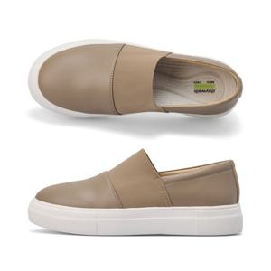 데이워크 발편한 아치깔창 여성 발등밴드 슬립온 신발 세레네 카키브라운 DW30063-KHBR