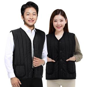 융털조끼 김장조끼 겨울조끼 누빔조끼 방한 깔깔이 (WFFMUNL)
