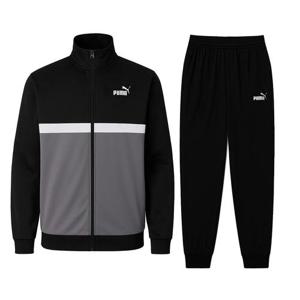 푸마 컬러블록 트랙수트 남자 트레이닝복세트 츄리닝 러닝복 블랙 684850-01