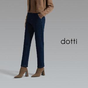 [도티][도티] 쫀쫀 니팅 기모 데님팬츠 2종 여성_18465438_589082