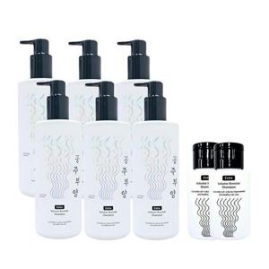 가히 공주부양 볼륨 부스터 샴푸  500ml 6개+여행용 50ml 2개