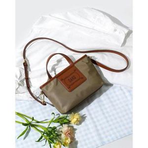 갤러리아_DCWA5E807 닥스 본머스 베이지 가죽배색 나일론 미니 토트 겸 크