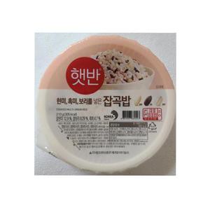 CJ제일제당 햇반 매일잡곡밥 210g x12개