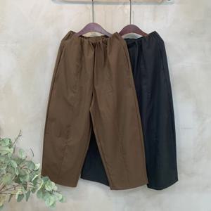 씨샵인더룸 / 후타 절개 라인 히든 밴딩 배기핏 와이드 팬츠 2color