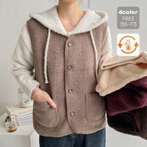 ★양털보온조끼 2종★후끈 양털 뽀글이 털조끼 4종 택2