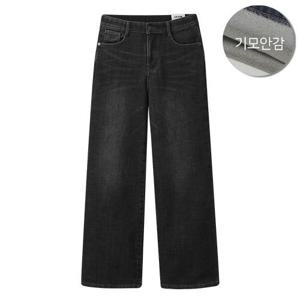 [유니제이] 치즈 기모 밴딩 와이드 데님팬츠(롱/숏)