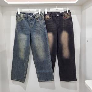 [행텐주니어]약기모 세미 와이드핏 스판 청바지14540-055-802-10