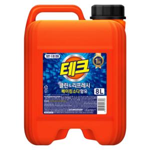 테크 클린앤리프레시 액체세제 8L 일반드럼겸용
