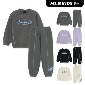 [MLB 키즈] (공식) 스트릿 베이직 컬러 스티치 맨투맨세트 (4color)